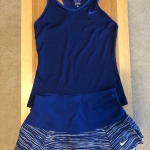 Blue Nike Tennis Set- Size Small (EUC)
